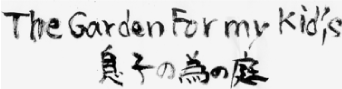 The Garden For my Kid's(息子の為の庭)